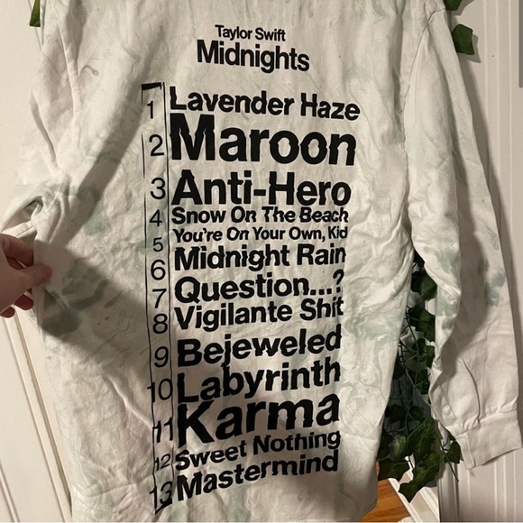 Taylor Swift Long Sleeve Midnights - Picture 3 of 7